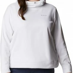 Wholesale 😉 Columbia 👩 Women's Outshield Dry Fleece Hoodie White ✔️