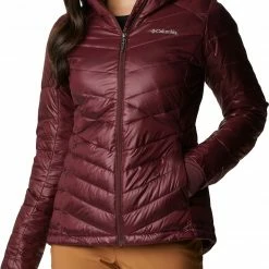 Budget 🔔 Columbia 👩 Women's Joy Peak Hooded Jacket Malbec ❤️