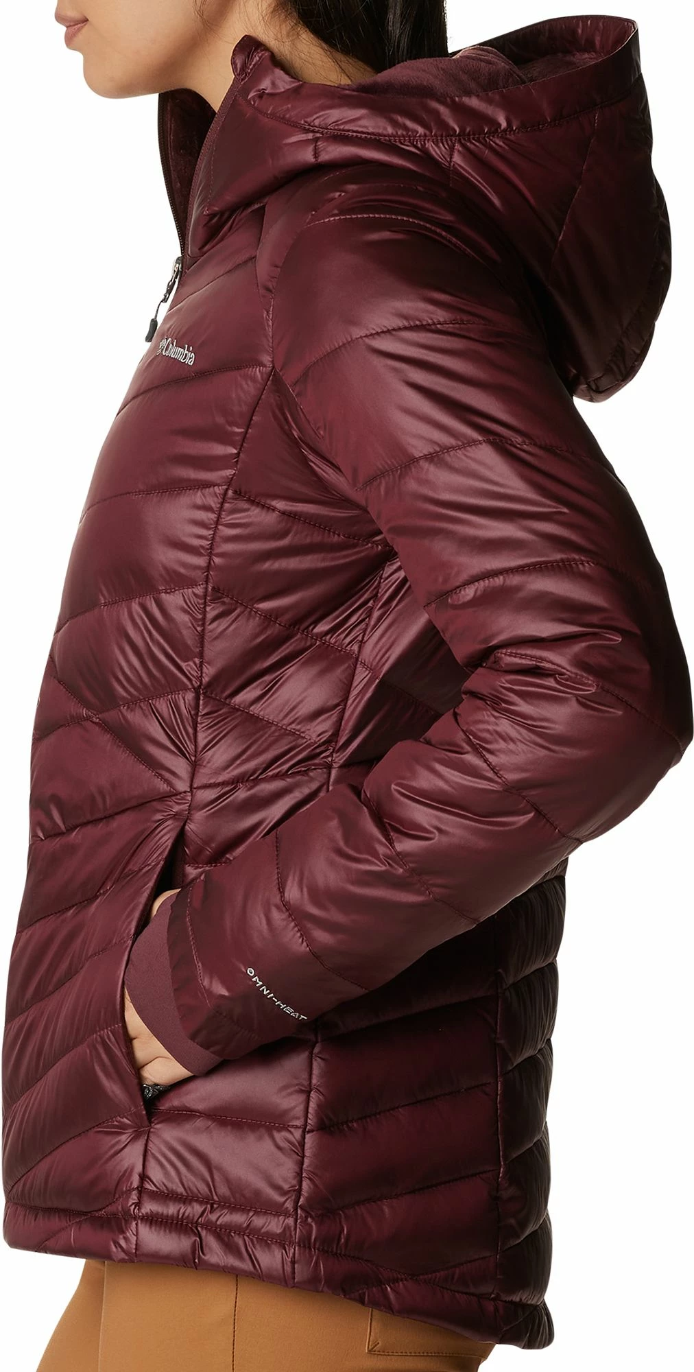 Budget π Columbia π© Women's Joy Peak Hooded Jacket Malbec β€οΈ - Image 4