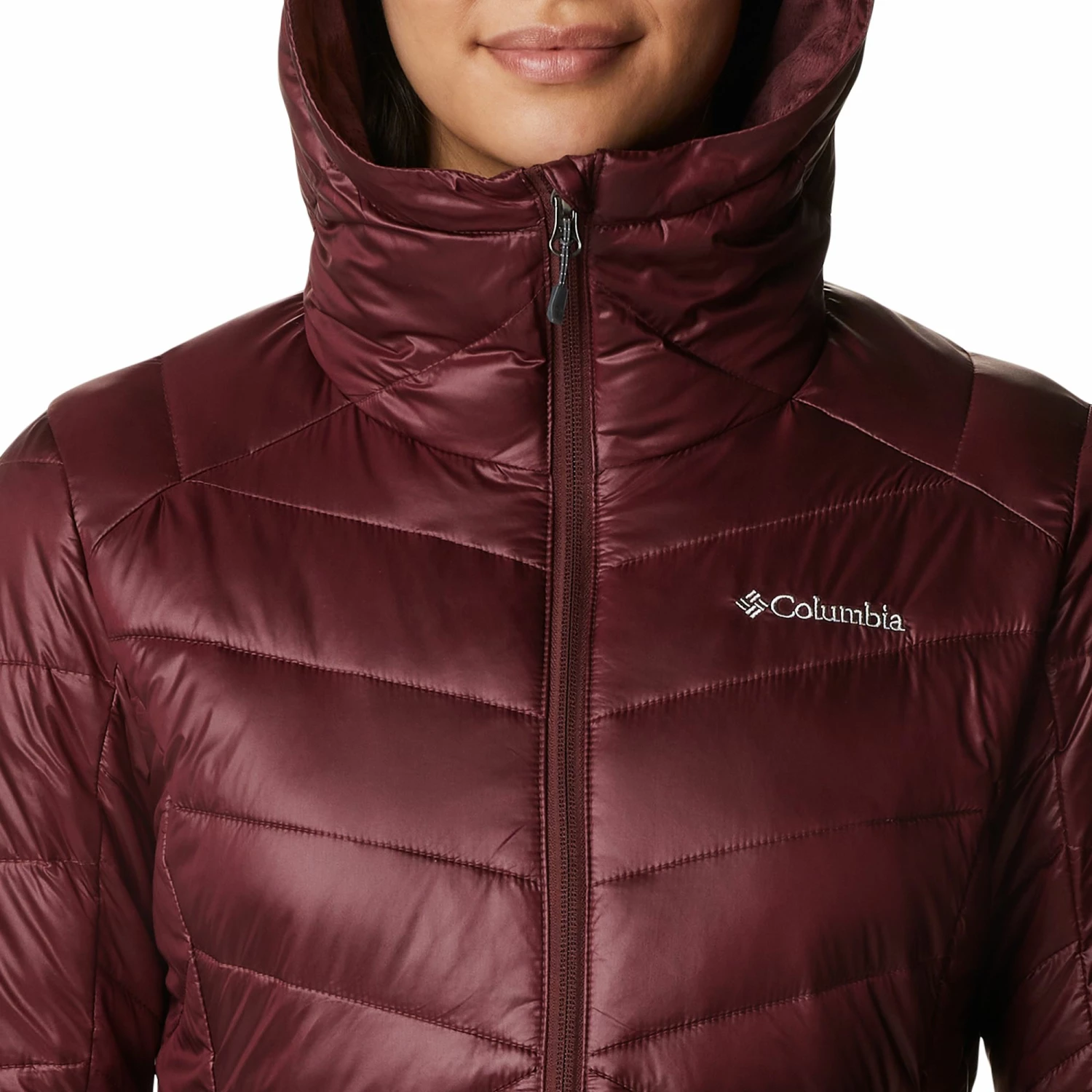 Budget π Columbia π© Women's Joy Peak Hooded Jacket Malbec β€οΈ - Image 6