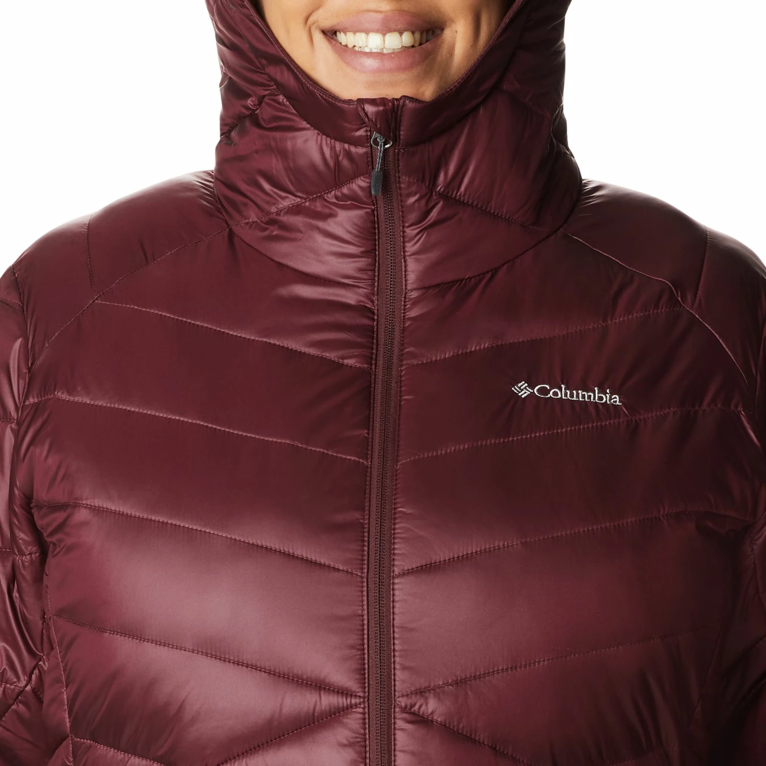 Budget π Columbia π© Women's Joy Peak Hooded Jacket Malbec β€οΈ - Image 12