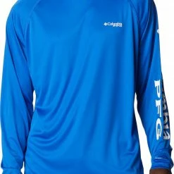 Best Pirce 🧨 Columbia Men's PFG Terminal Tackle Long Sleeve 👚 Shirt Laser Lemon/cool Grey 😉