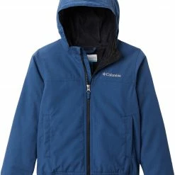 Discount 😍 Columbia Youth Loma Vista Hooded Jacket For 👧 Girls' Night Tide 😉