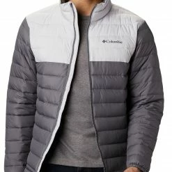 Best deal ⌛ Columbia Men's Powder Lite Insulated Jacket City Grey/nimbus Grey 🤩