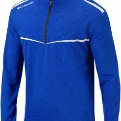 Cheapest 𧨠Columbia Men's Scorecard 1/4 Zip Golf Top Azul π