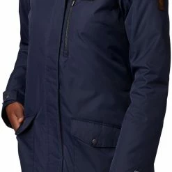 Best deal 🔔 Columbia 👩 Women's Suttle Mountain Long Insulated Jacket Dark Nocturnal 🤩
