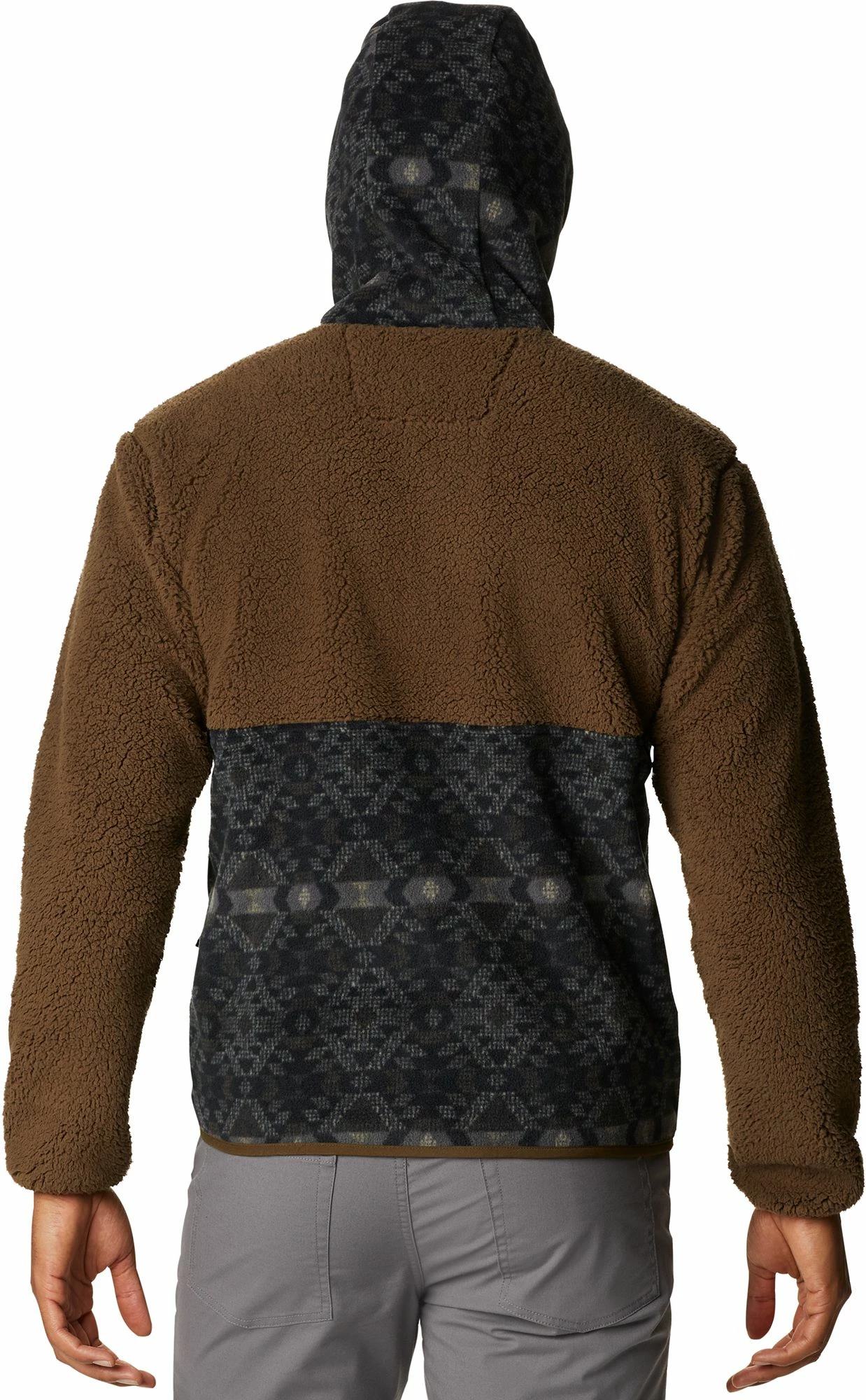 Cheapest π Columbia Men's Backbowl Sherpa Full Zip Hoodie Olive Green/black π₯ - Image 2