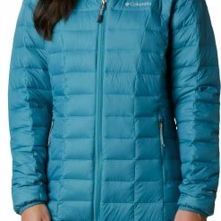 Discount 🔔 Columbia 👩 Women's Voodoo Falls 590 TurboDown Mid Jacket Canyon Blue ⭐