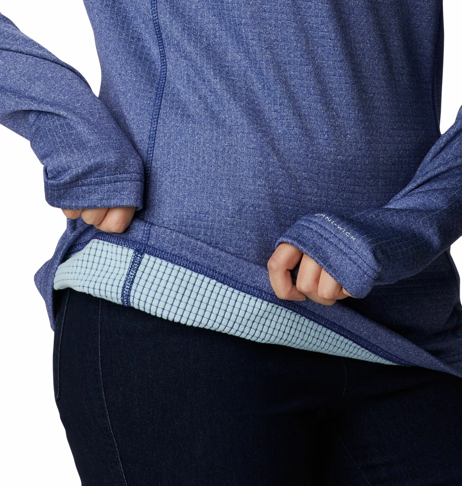 Cheapest π Columbia π© Women's Park View Grid Fleece 1/2 Zip Pullover Blush Pink Heather π - Image 6