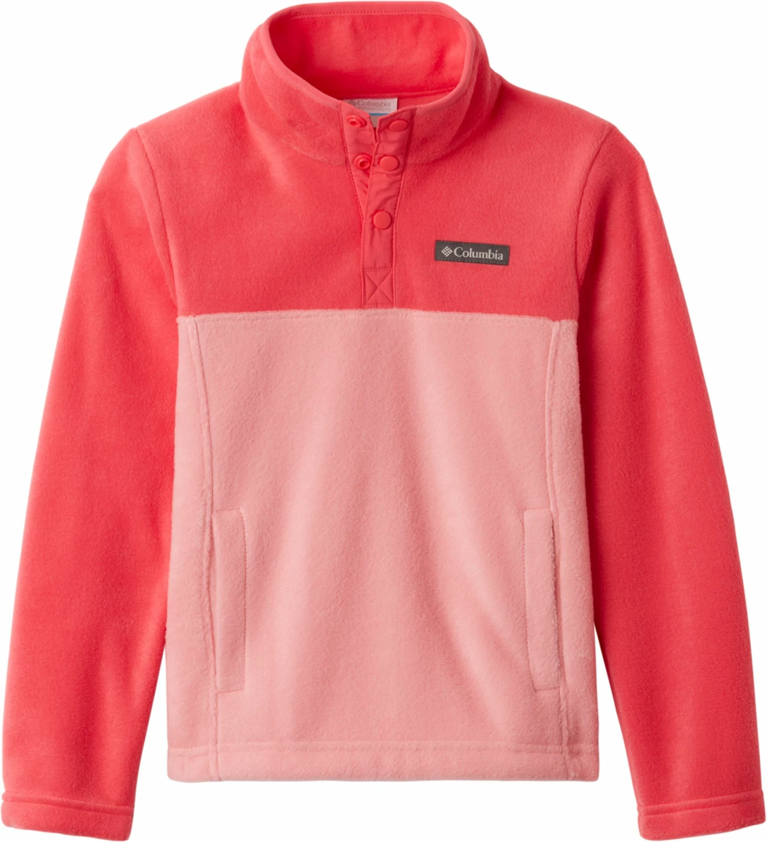 Deals π₯° Columbia Youth Steens Mountain 1/4 Snap Fleece Pull-Over For π§ Girls' Sea Ice/dolphin β