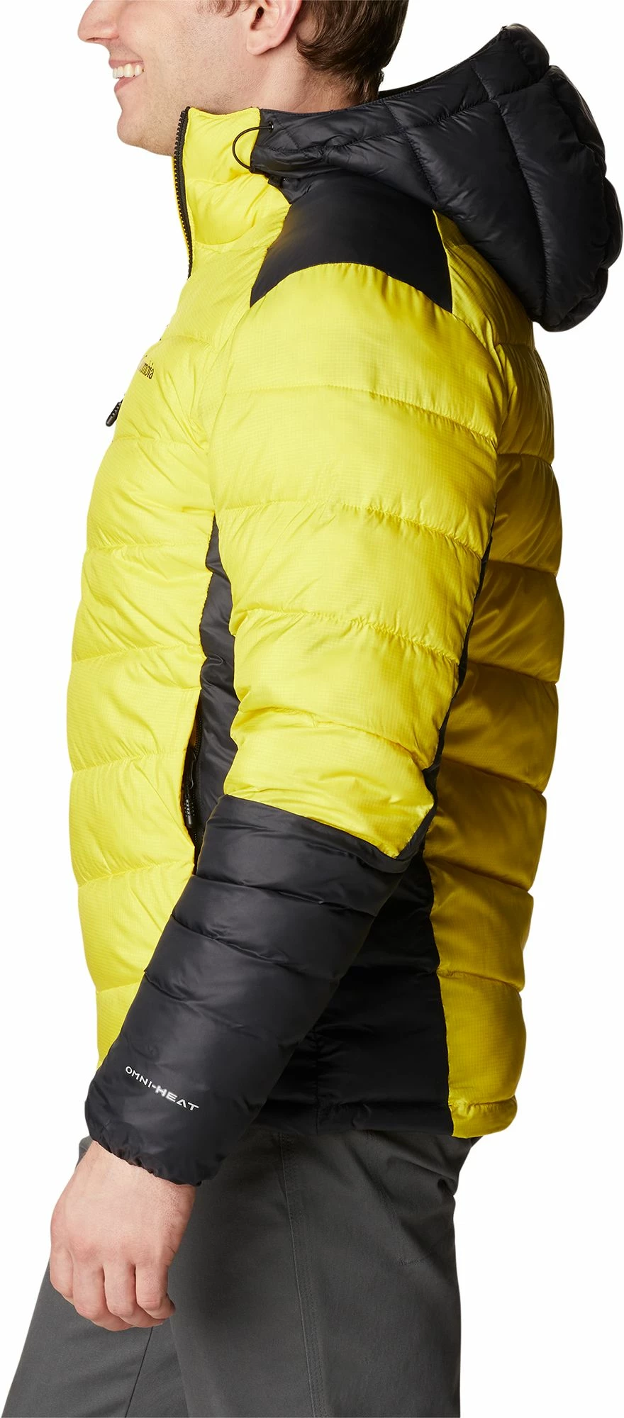 Hot Sale π Columbia Men's Labyrinth Loop™ Omni-Heat™ Infinity Insulated Hooded Jacket Laser Lemon/black π - Image 3