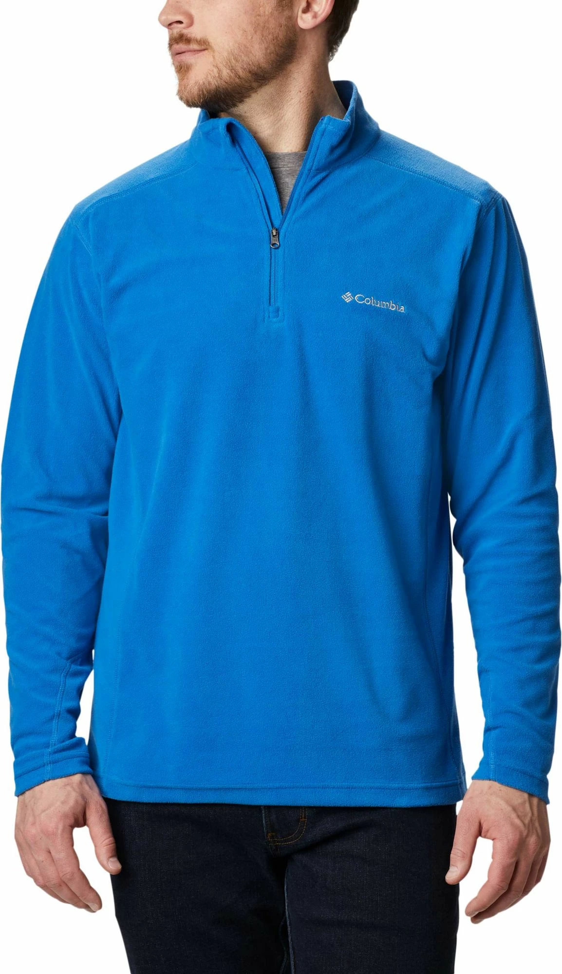 Best reviews of π― Columbia Men's Klamath Range II Half Zip Microfleece Pullover Bright Indigo π₯
