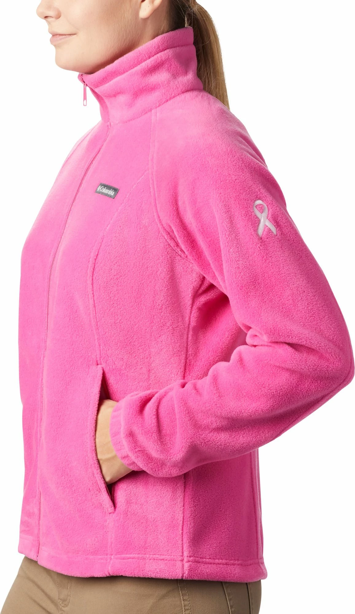 Hot Sale π€© Columbia π© Women's Tested Tough In Pink Benton Springs Full Zip Jacket Pink Ice π - Image 3