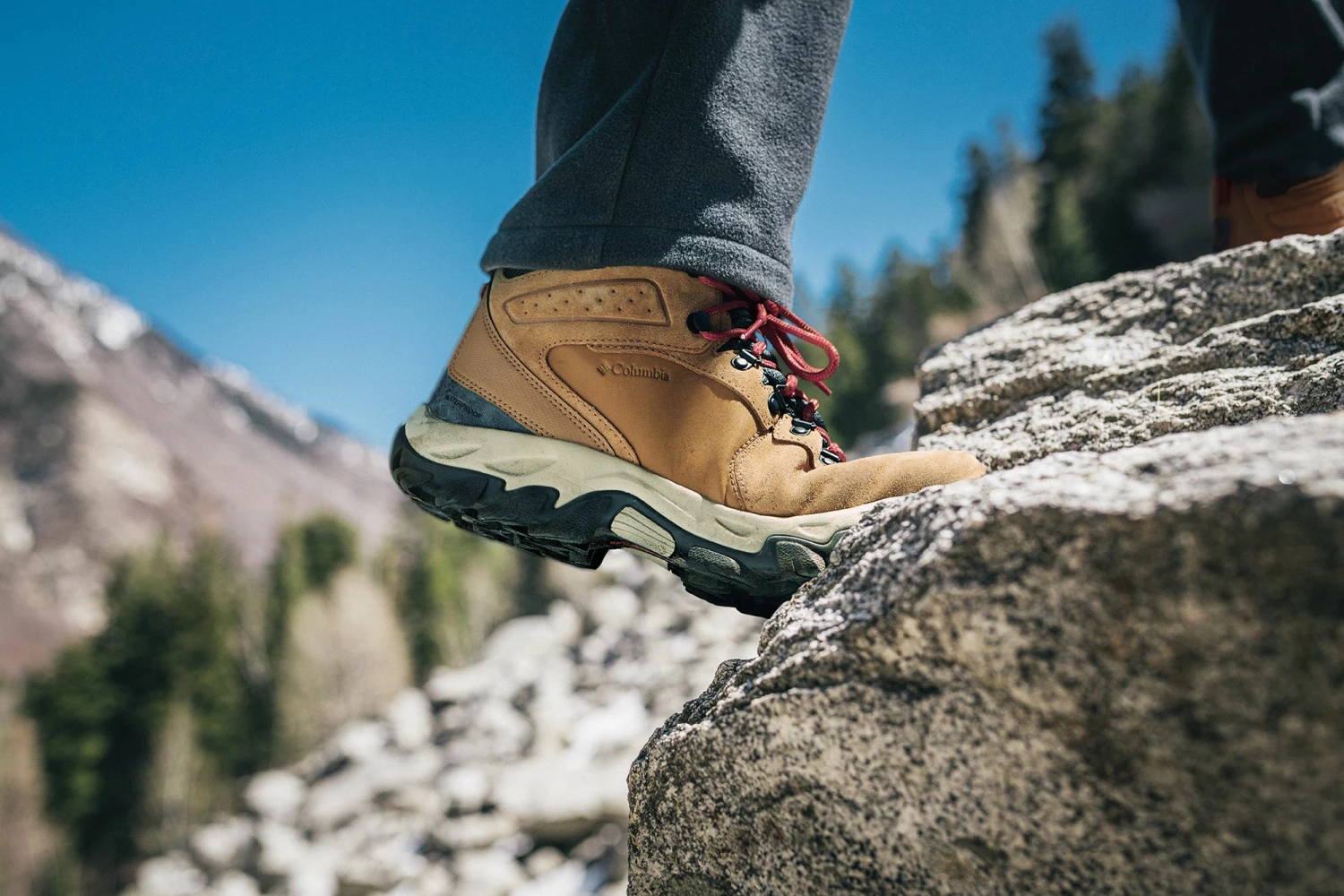 Promo π€© Columbia Men's Newton Ridge Plus II Suede Waterproof Hiking π₯Ύ Boots Nori/orange π₯ - Image 3