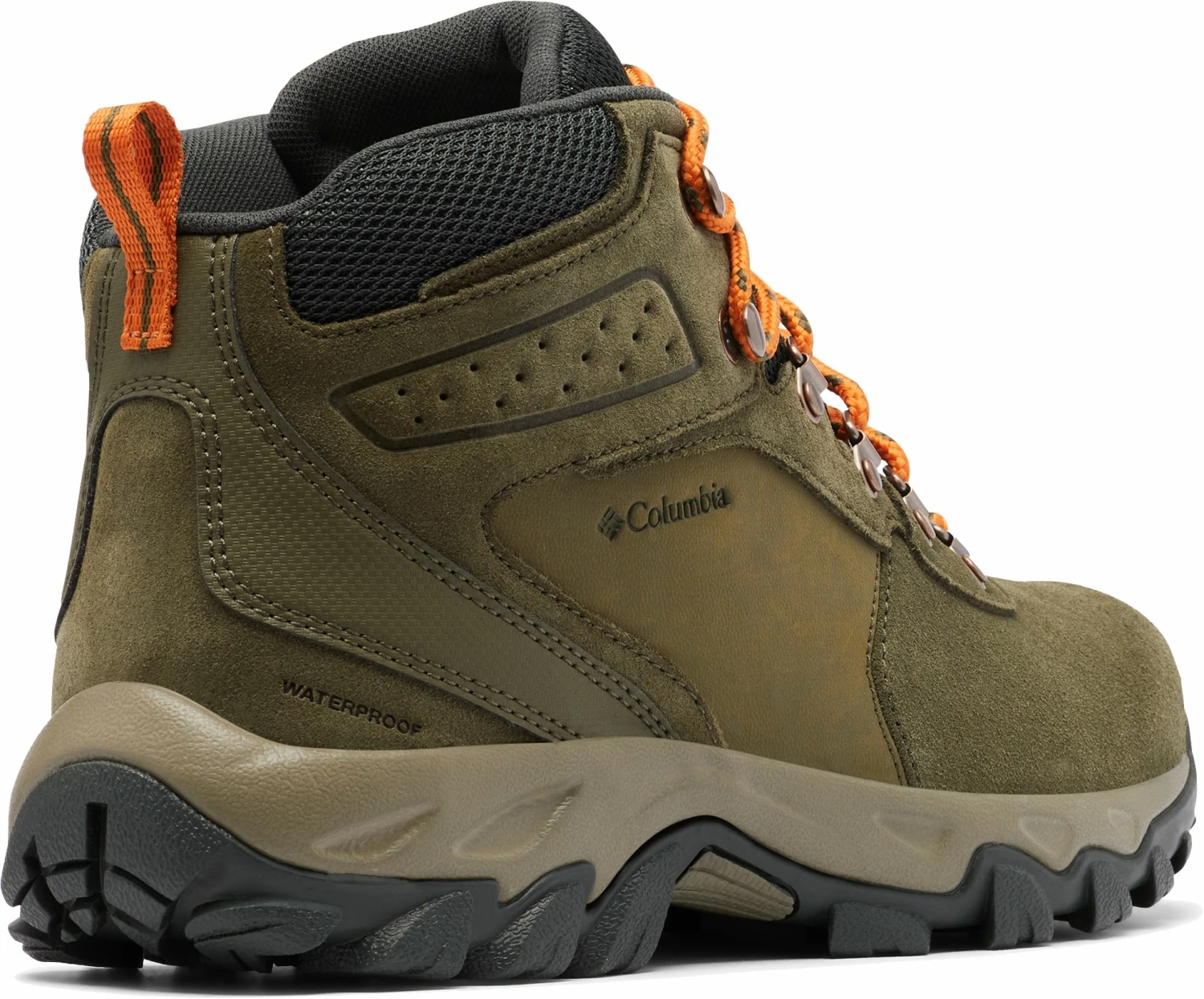 Promo π€© Columbia Men's Newton Ridge Plus II Suede Waterproof Hiking π₯Ύ Boots Nori/orange π₯ - Image 8