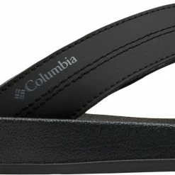 Best Pirce 🥰 Columbia Men's Hood River Flip Flops Black/graphite 😀