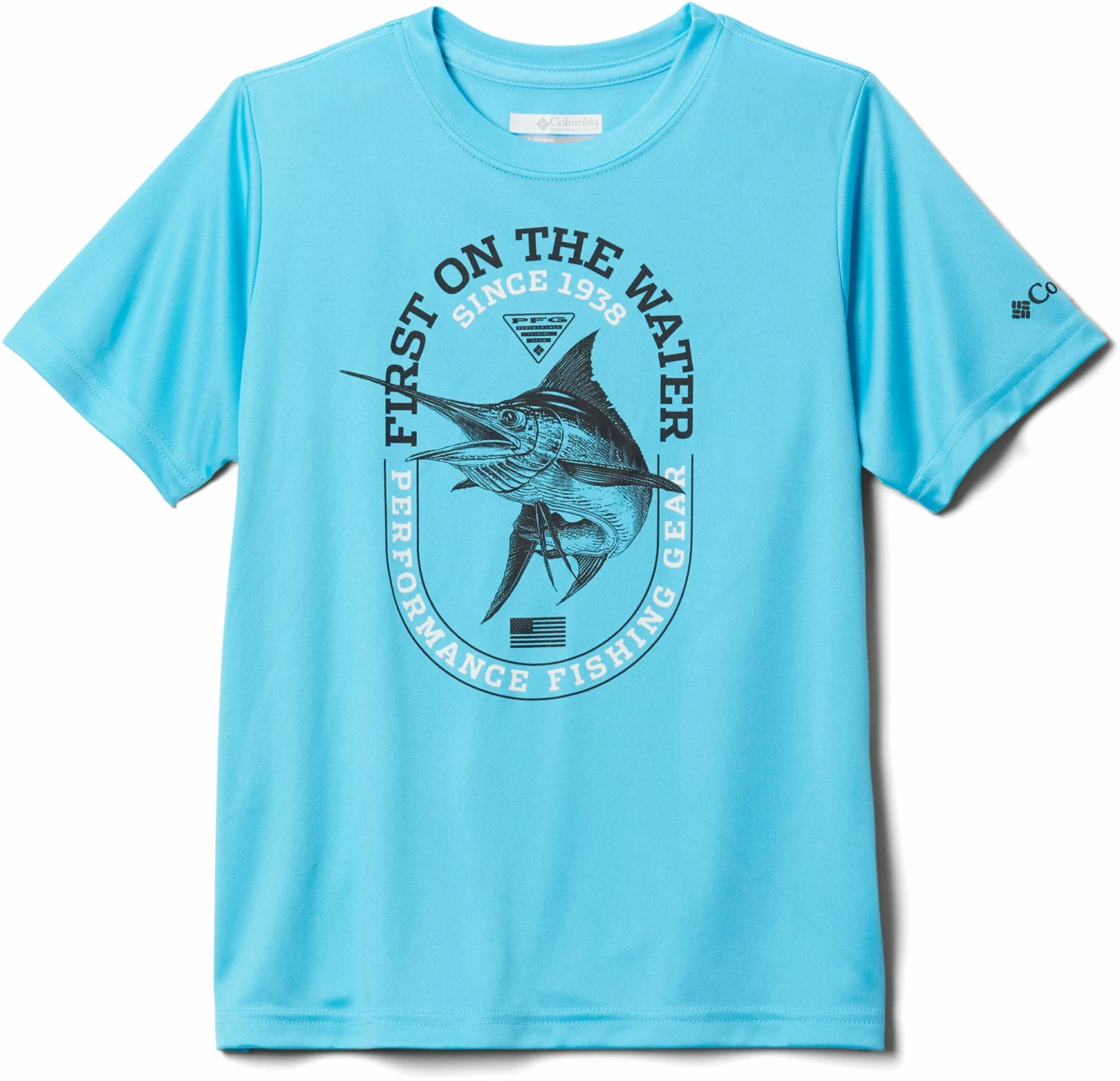 Wholesale π Columbia Youth Terminal Tackle PFG First On Water Short Sleeve π Shirt For Boys' Bright Nectar/bass π
