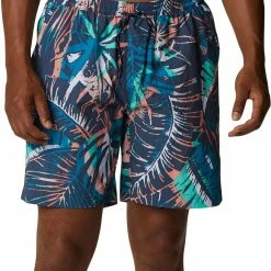Outlet 👍 Columbia Mens 🌞 Summerdry Shorts Dark Mtn King Palm Multi 🛒