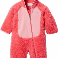 Budget 👏 Columbia Infant Sherpa Bunting For 👧 Girls' Brght Geranium/pnk Orchid 🥰