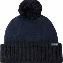 Promo 💯 Columbia Sweater Weather Pom Beanie For 👩 Women Black Heather ⭐