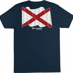 Cheap 🔥 Columbia Men's Ivey Short Sleeve T-Shirt Columbia Navy 🔥