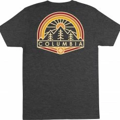 Top 10 🌟 Columbia Men's Collection Graphic T-Shirt Charcoal Heather 👏