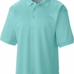 Best Pirce 🥰 Columbia Men's PFG Perfect Cast Polo 👚 Shirt Vivid Blue 🤩