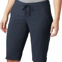 Best Sale 🧨 Columbia 👩 Women's Anytime Outdoor Long Shorts Black 😍