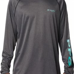 Hot Sale 😍 Columbia Men's Terminal Tackle Heather Hoodie Electric Turquoise/ombre 🛒