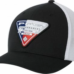 Buy 🔥 Columbia Men's PFG Mesh Stateside Ball Cap Mountain Red/usa Triangle 💯