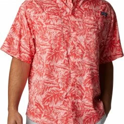 Top 10 🎁 Columbia Men's PFG Super Tamiami 👚 Shirt Rd Hbscs Hawaii Thrwbk Pr ❤️