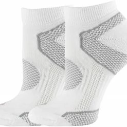 Brand new 💯 Columbia Walking Low Cut 🧦 Socks - 2 Pack For Men White 🔥