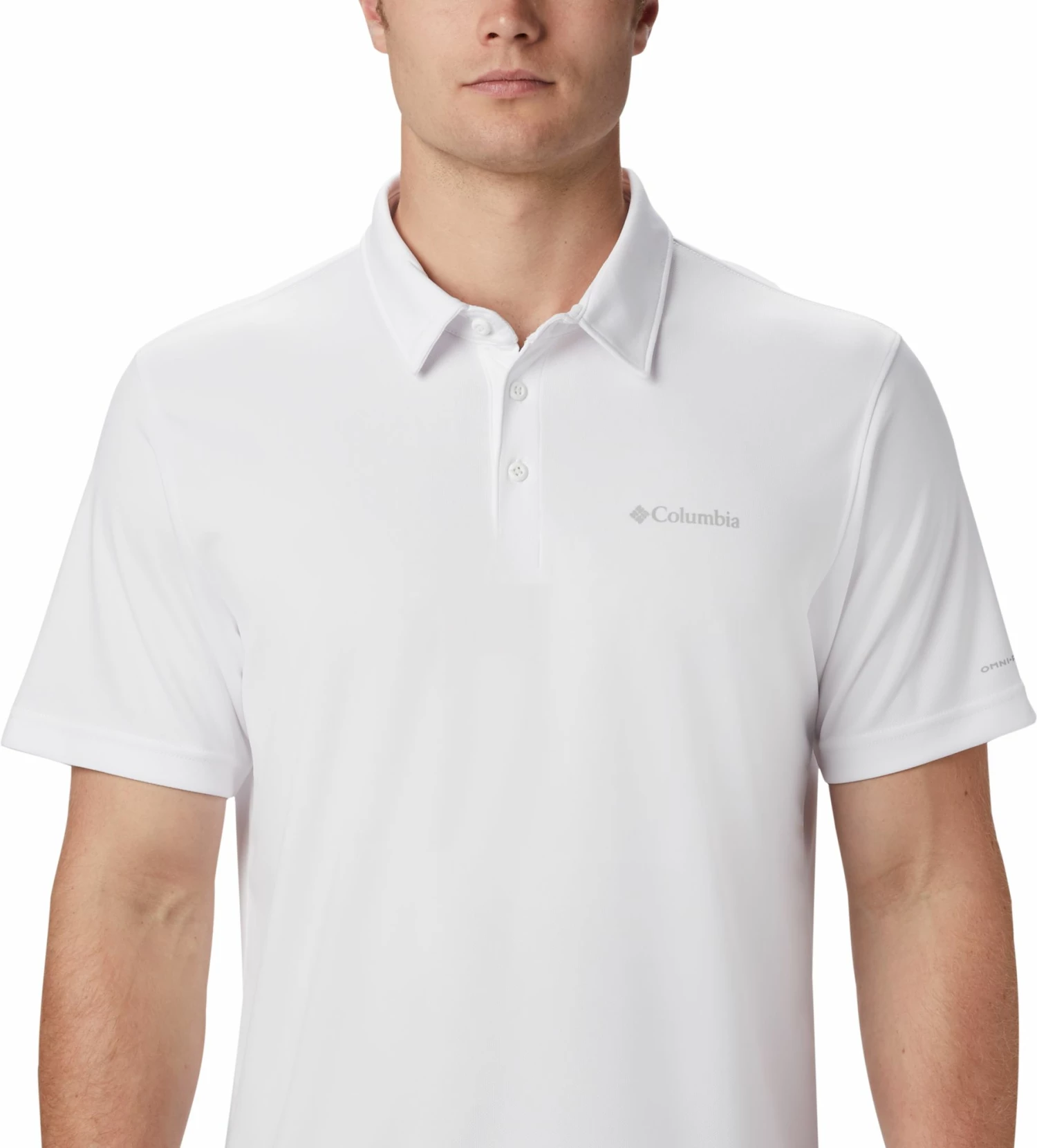 Buy π Columbia Men's Mist Trail Short Sleeve Polo White π - Image 5