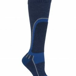 New 👍 Columbia Ski Slope Over-the-Calf 🧦 Socks For Men Fjord Blue 🎉