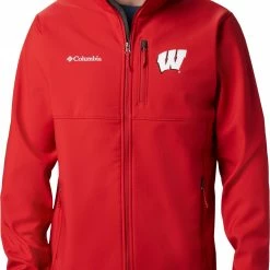 Best Sale ⌛ Columbia Men's Wisconsin Badgers Red Ascender Jacket 🌟