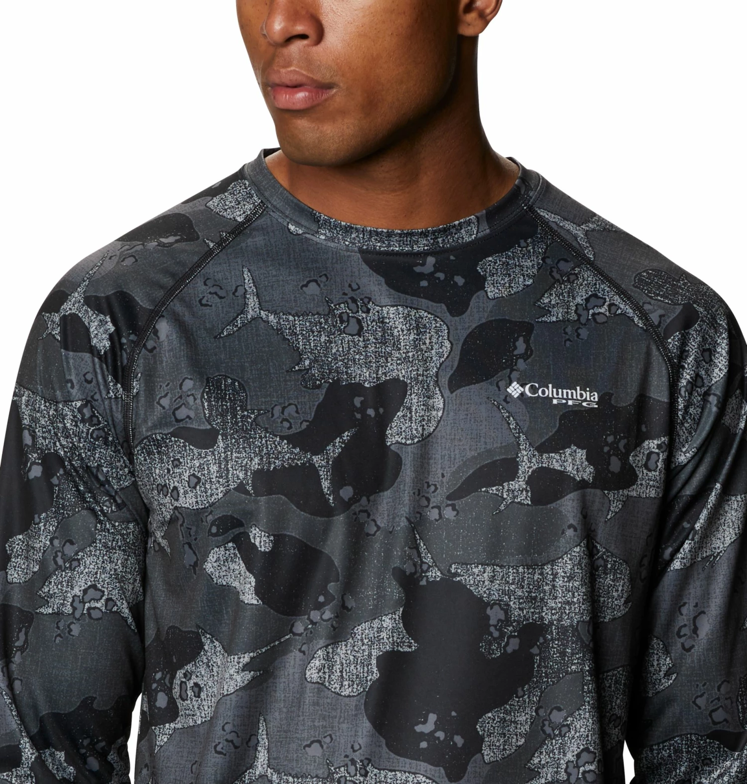 Brand new π₯° Columbia Men's Super Terminal Tackle Long Sleeve π Shirt Black Gamefish Camo π€© - Image 4