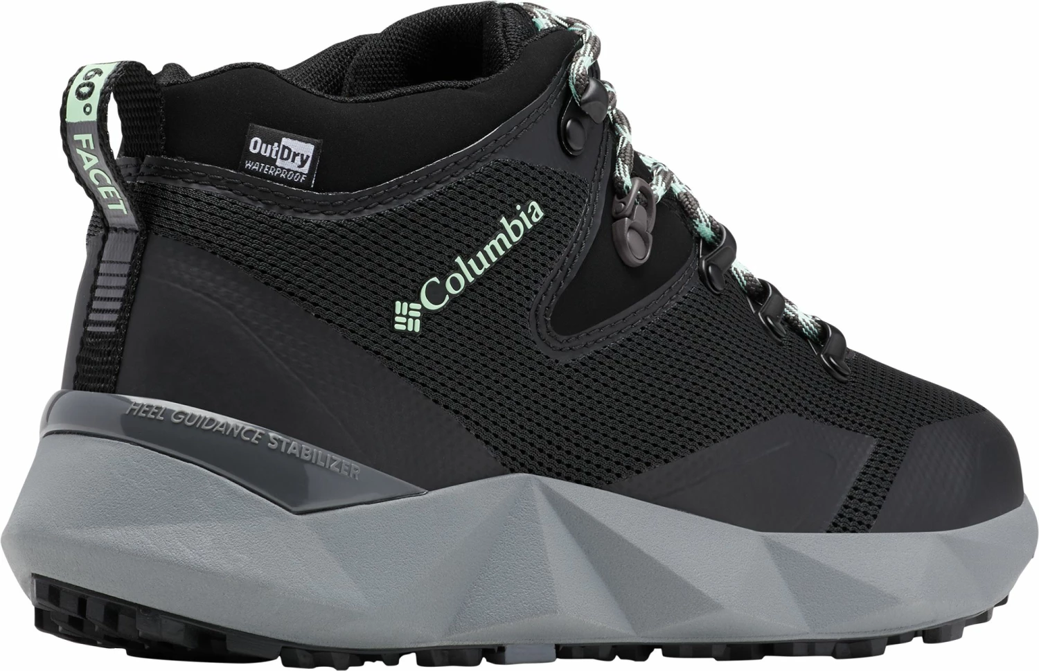 Best Pirce π₯ Columbia π© Women's Facet 60 OutDry Waterproof Hiking π Shoes Black/vivid Mint π― - Image 9