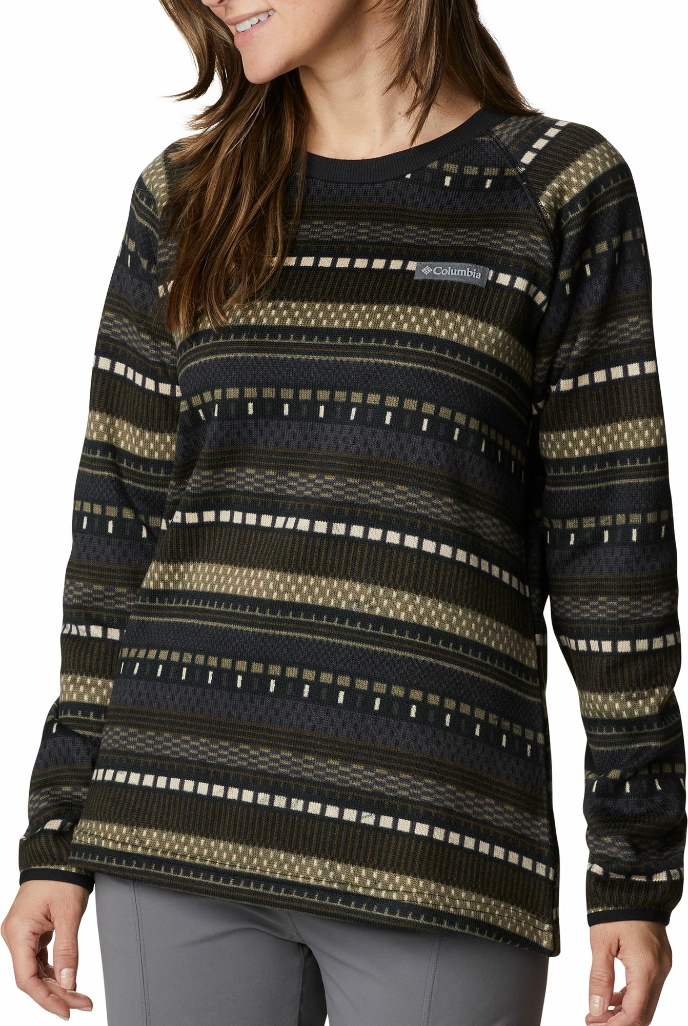 Discount π Columbia π© Women's Sweater Weather Crewneck Sweater Marionberry Rocky Mt Prnt β - Image 4