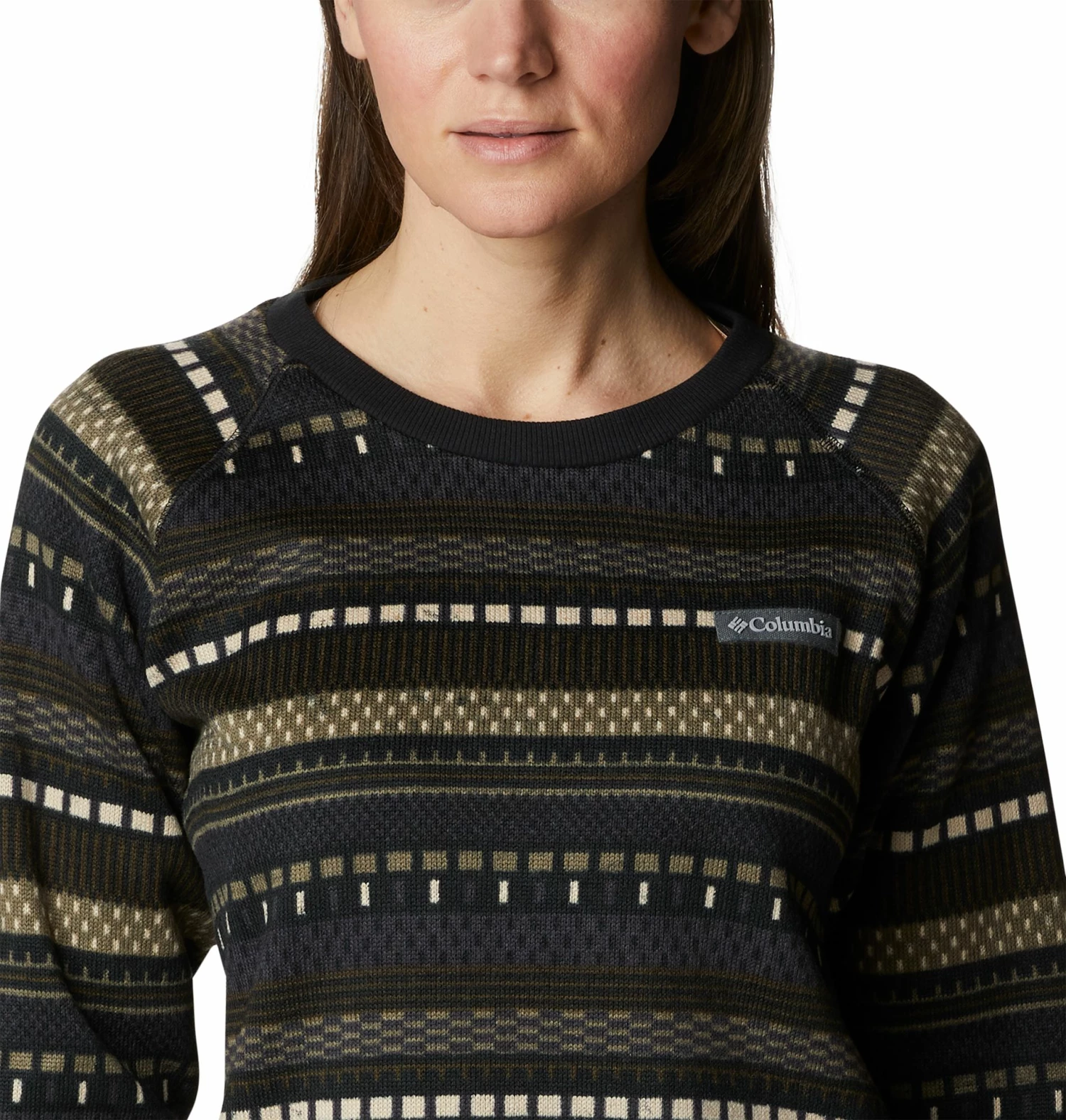 Discount π Columbia π© Women's Sweater Weather Crewneck Sweater Marionberry Rocky Mt Prnt β - Image 5