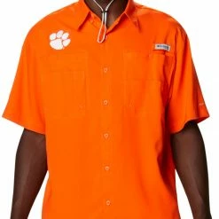 Best reviews of ✔️ Columbia Men's Clemson Tigers Orange Tamiami Performance 👕 Shirt 💯