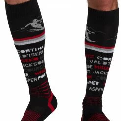 Wholesale 😀 Columbia Thermolite Ski Towns Over-the-Calf 🧦 Socks For 👩 Women Black 🎉
