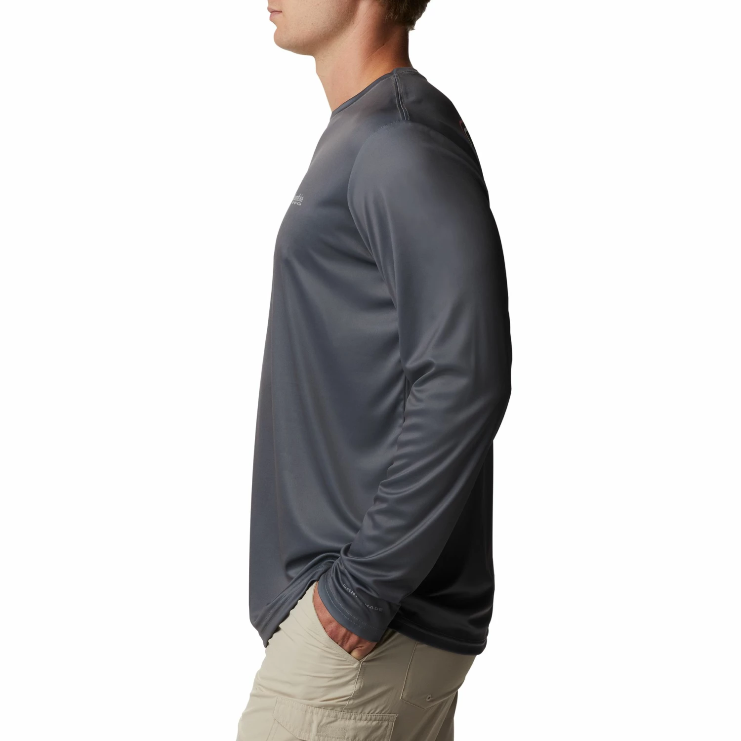 Cheapest π₯ Columbia Men's PFG Terminal Tackle Fish Triangle π Shirt City Grey/trout π - Image 3