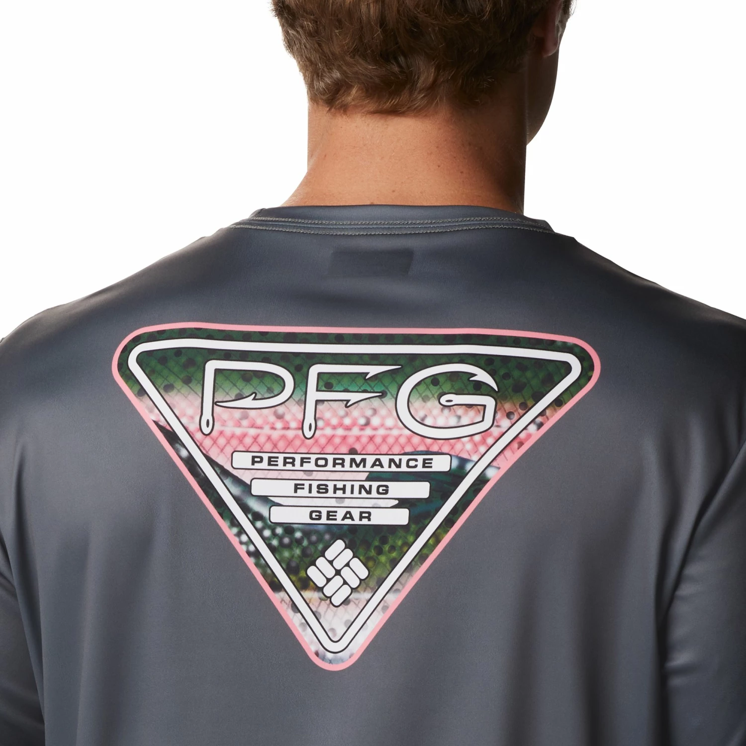 Cheapest π₯ Columbia Men's PFG Terminal Tackle Fish Triangle π Shirt City Grey/trout π - Image 4