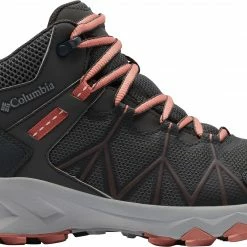 Deals 🧨 Columbia 👩 Women's Peakfreak II OutDry Waterproof Hiking 🥾 Boots Grey/coral 💯
