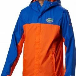 Outlet β€οΈ Columbia Men's Florida Gators Blue/Orange Glennaker Storm Jacket π