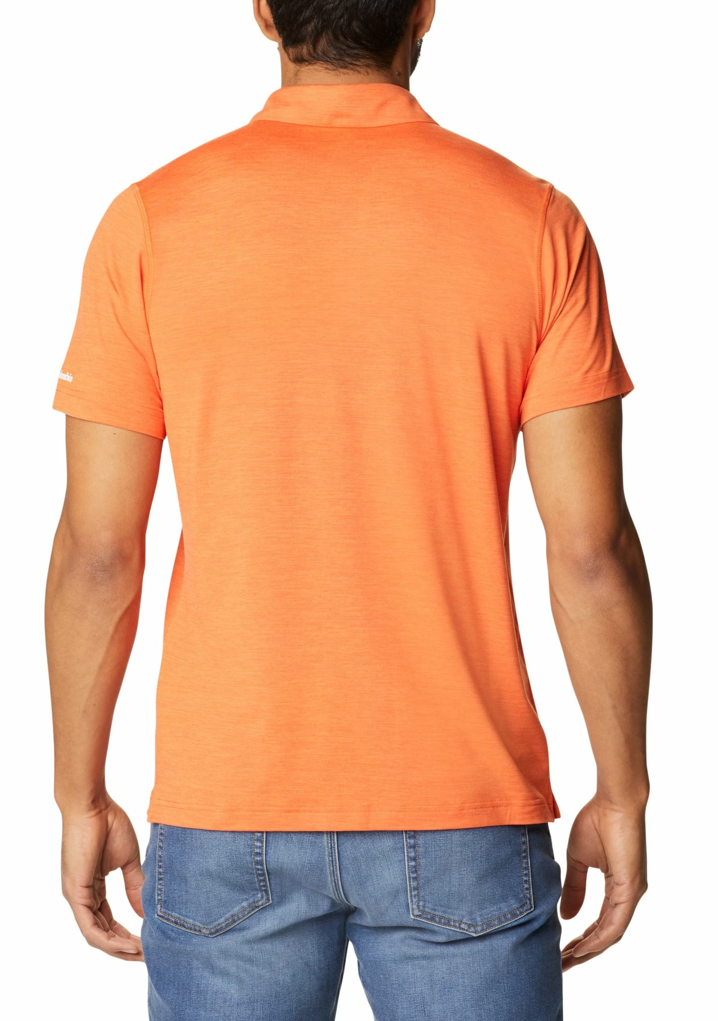 Buy π― Columbia Men's Clemson Tigers Orange Tech Trail Polo π - Image 3