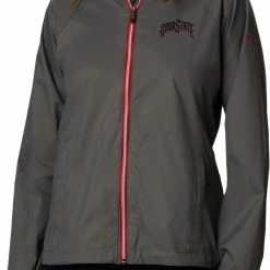 Hot Sale 😀 Columbia 👩 Women's Ohio State Buckeyes Grey Switchback Jacket 🔥