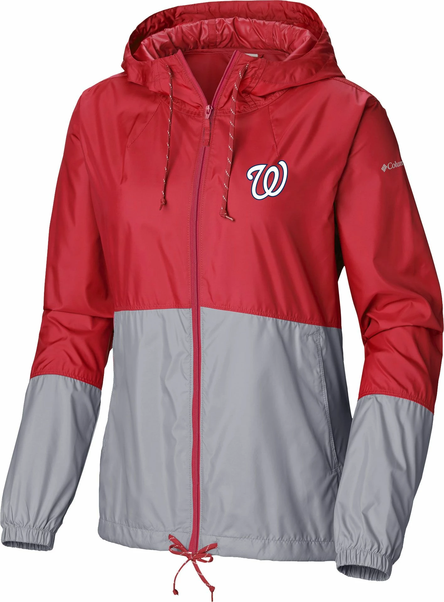 Budget π Columbia π© Women's Washington Nationals Red Flash Forward Windbreaker π
