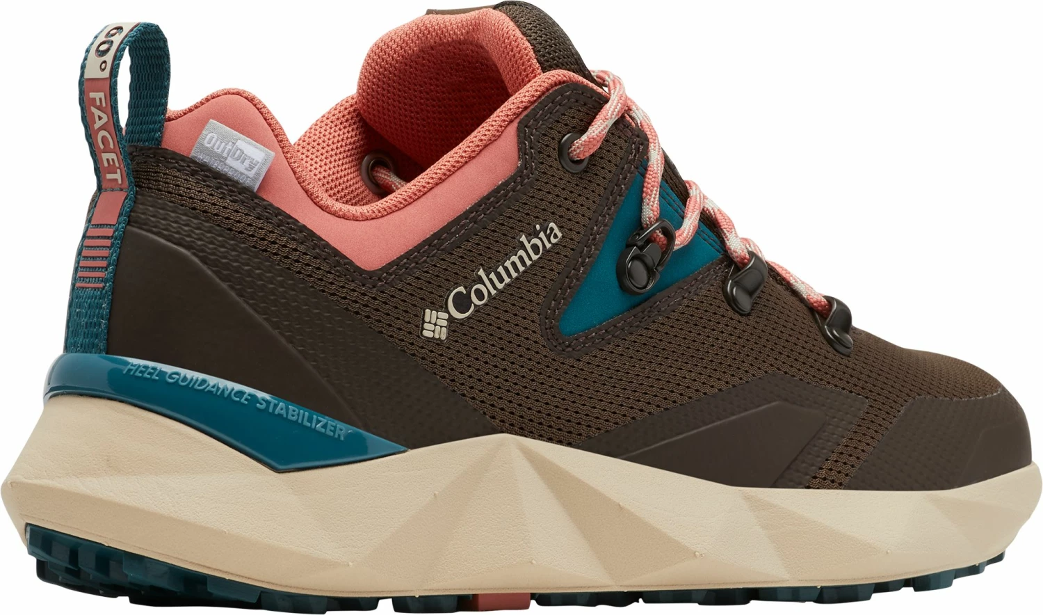 New π Columbia π© Women's Facet 60 Low OutDry Trail π Shoes Cordovan/ancent Fossl/blk 𧨠- Image 9