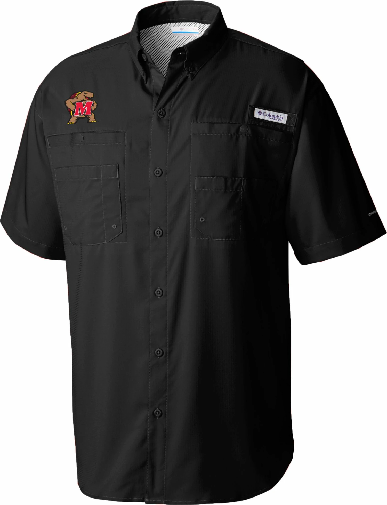 Cheapest π― Columbia Men's Maryland Terrapins Tamiami Performance Black π Shirt π
